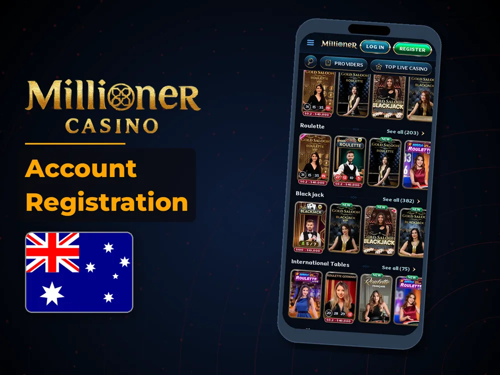 Millioner - Account Registration