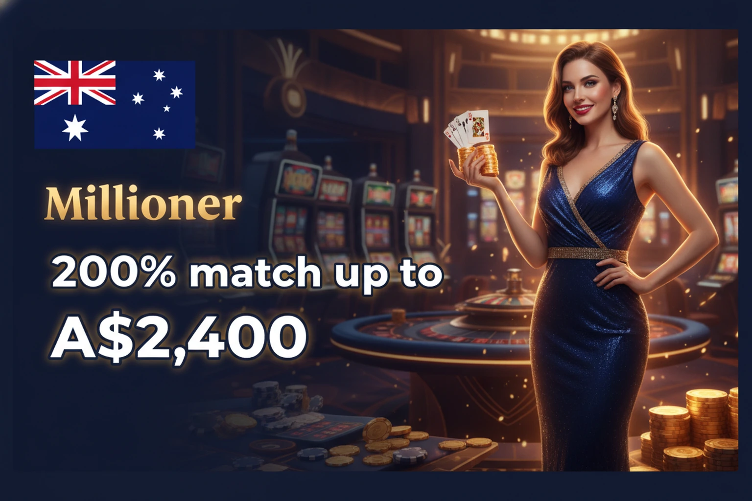 Millioner Casino Australia: Play Slots Live Games & Win Jackpots