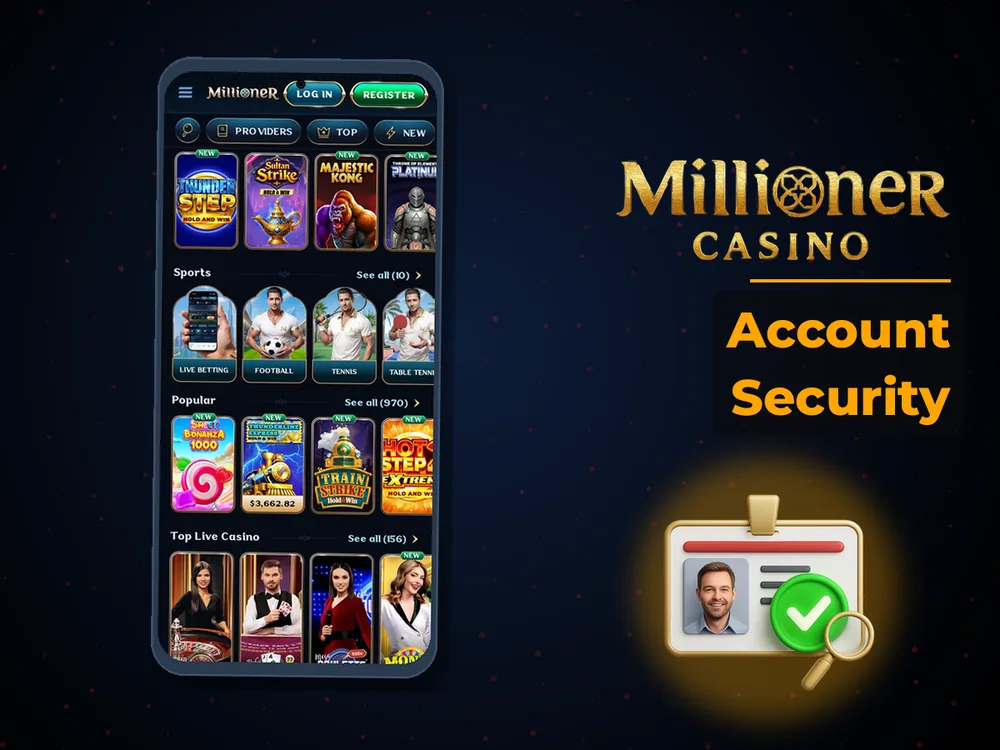 Millioner - Account Security