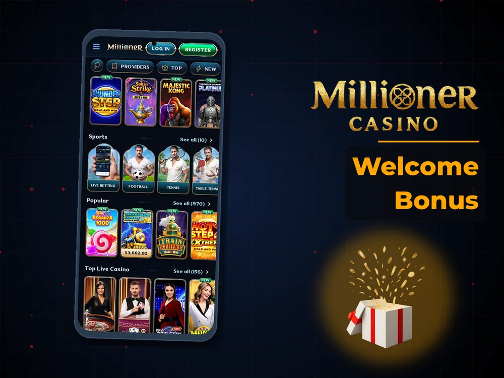 Millioner - Welcome Bonus