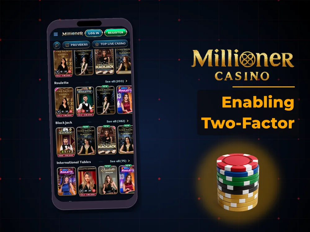 Millioner - Enabling Two-Factor