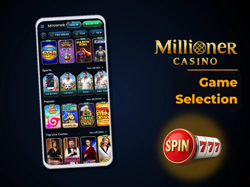 Millioner - Game Selection