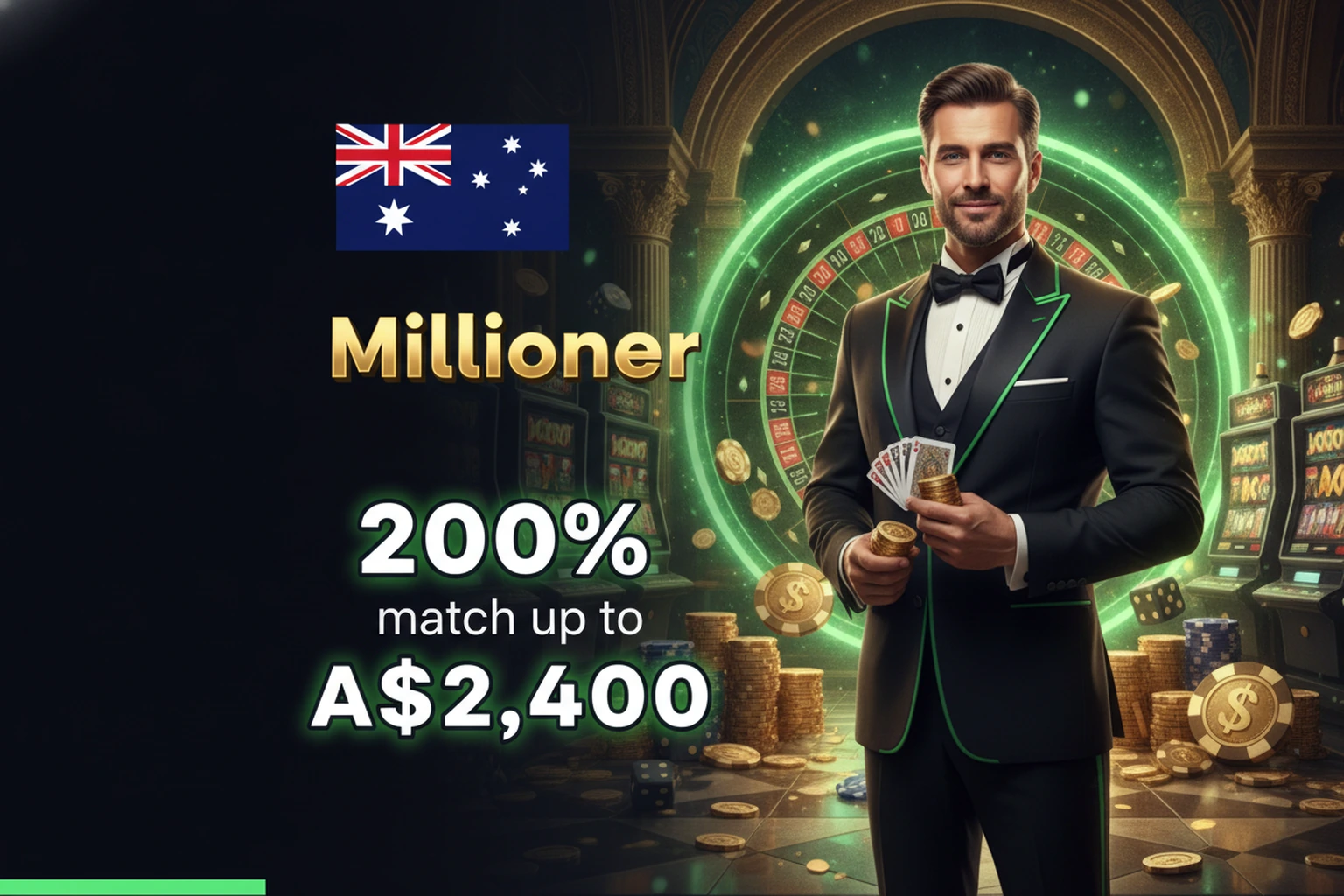 Millioner Casino Australia: Play Slots Live Games & Win Jackpots