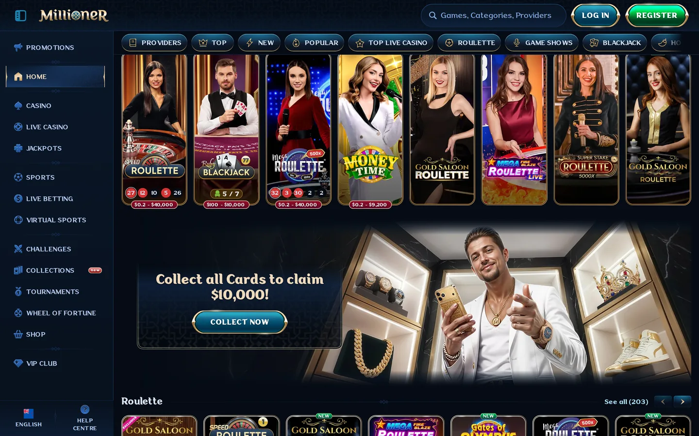 Millioner promotions